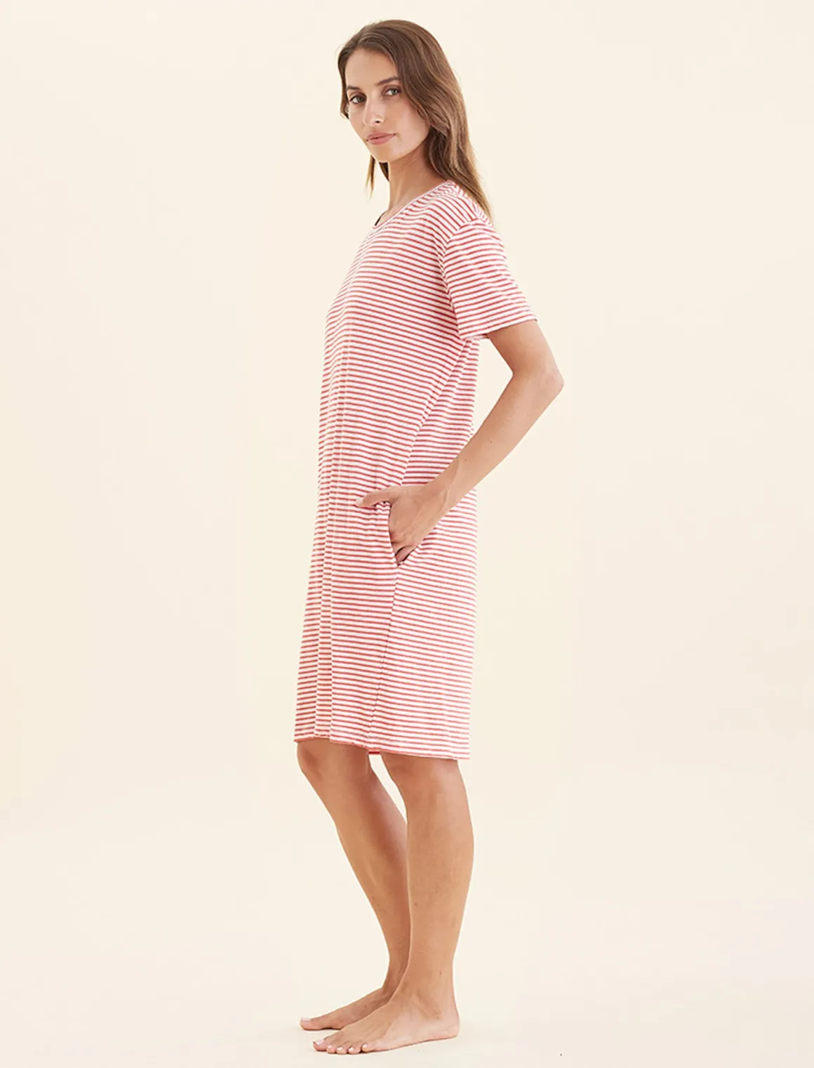 Jada Organic Cotton Knit Midi Nightie