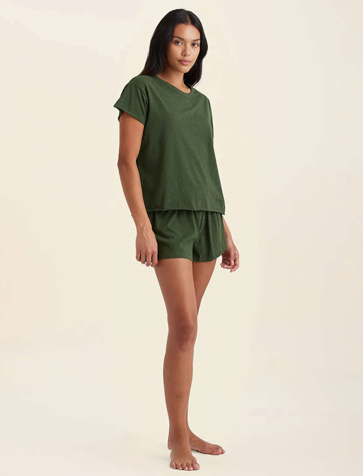 Jada Organic Cotton Knit Boxy Tee