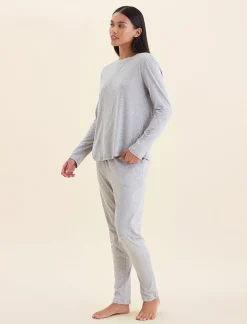 Jada Organic Cotton Knit Long Sleeve Tee