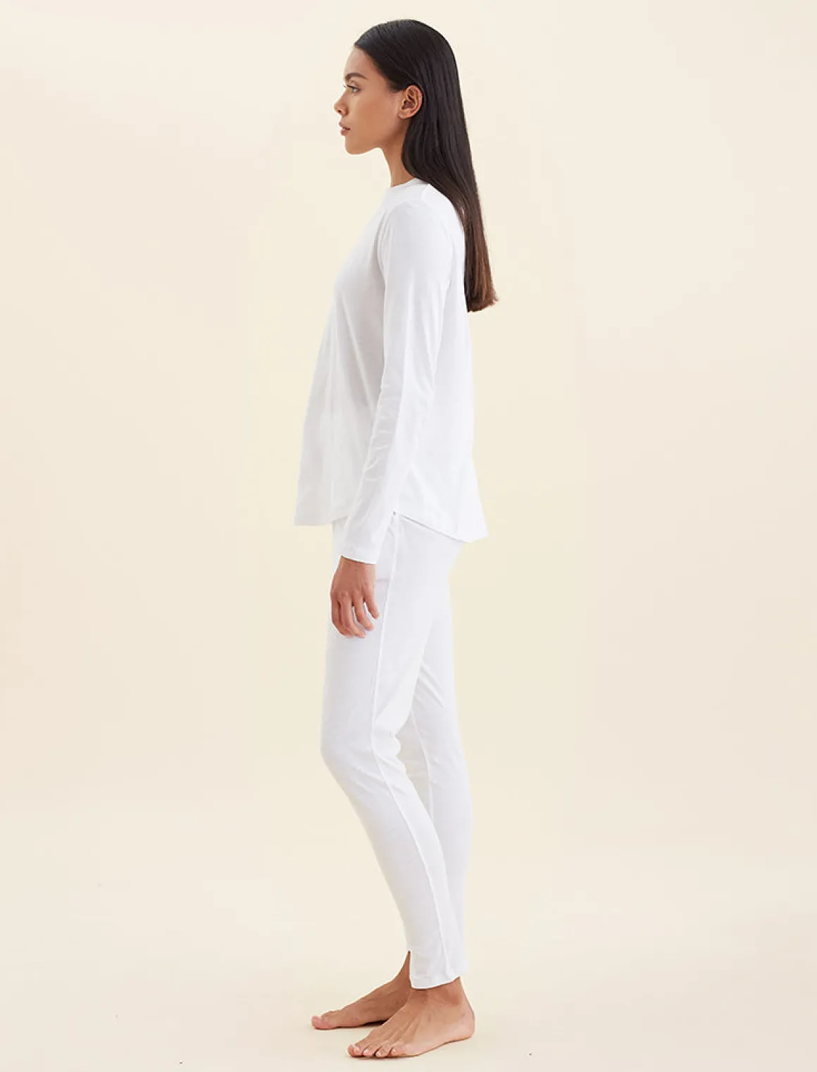 Jada Organic Cotton Knit Long Sleeve Tee
