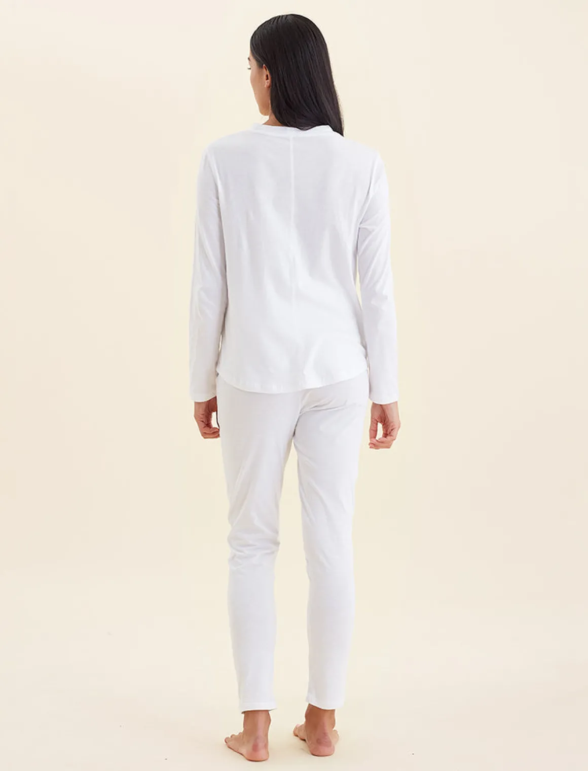Jada Organic Cotton Knit Long Sleeve Tee