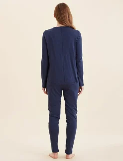 Jada Organic Cotton Knit Long Sleeve Tee
