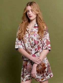 Karen Walker Edwardian Floral Boxer PJ Set