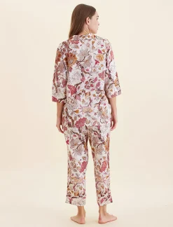 Karen Walker Edwardian Floral Crop PJ Set