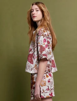 Karen Walker Edwardian Floral Boxer PJ Set