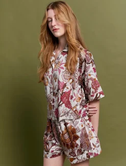 Karen Walker Edwardian Floral Boxer PJ Set