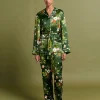 Karen Walker Love Letters Silk Wrap PJ Set