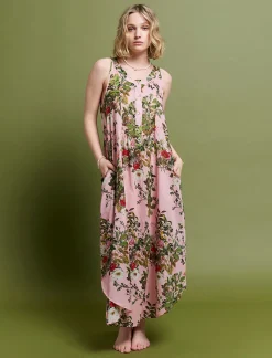 Karen Walker Love Letters Panel Front Maxi Nightie