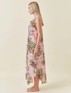 Karen Walker Love Letters Panel Front Maxi Nightie