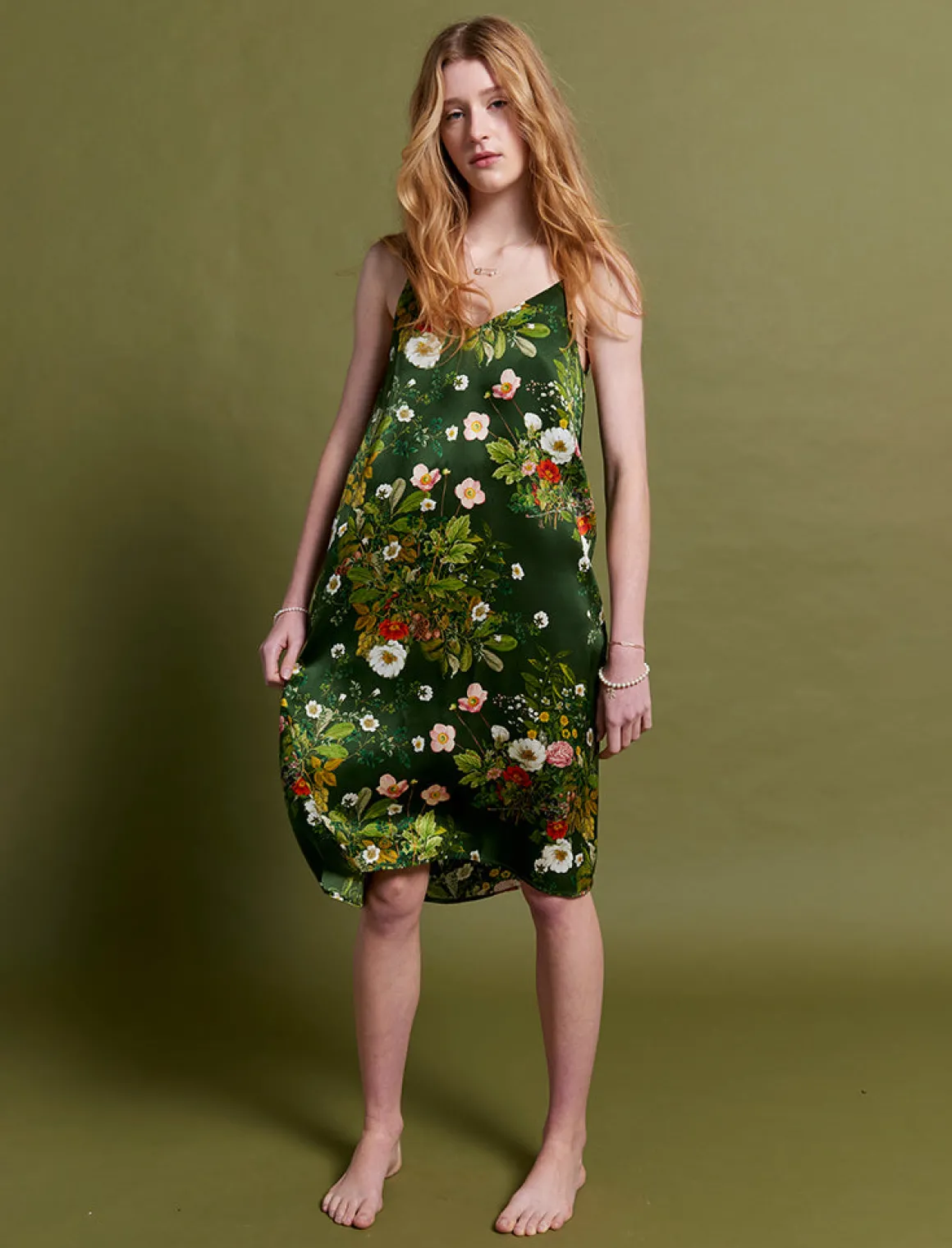 Karen Walker Love Letters Silk Slip Nightie