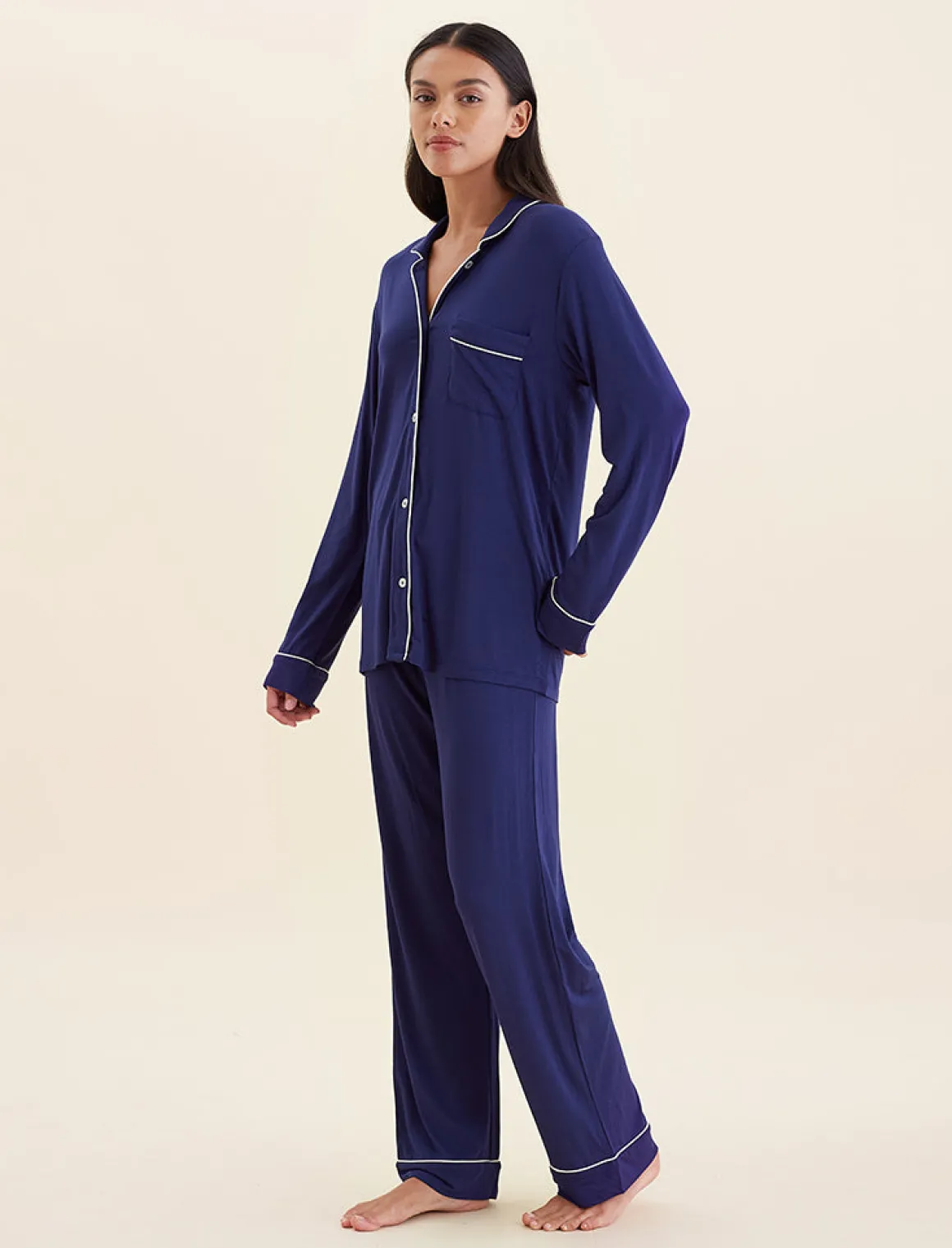 Kate Modal Soft Full Length PJ Set