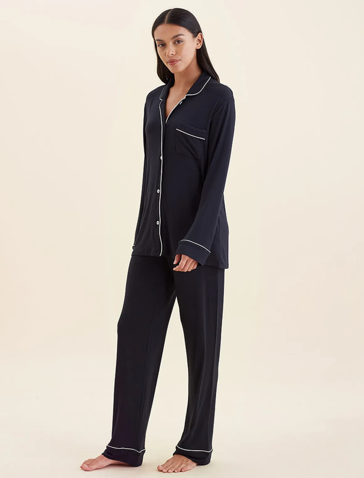 Kate Modal Soft Full Length PJ Set