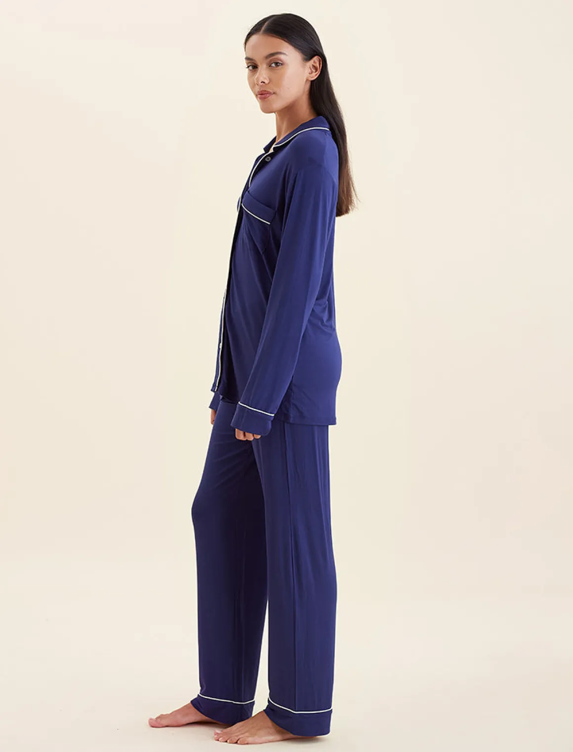 Kate Modal Soft Full Length PJ Set