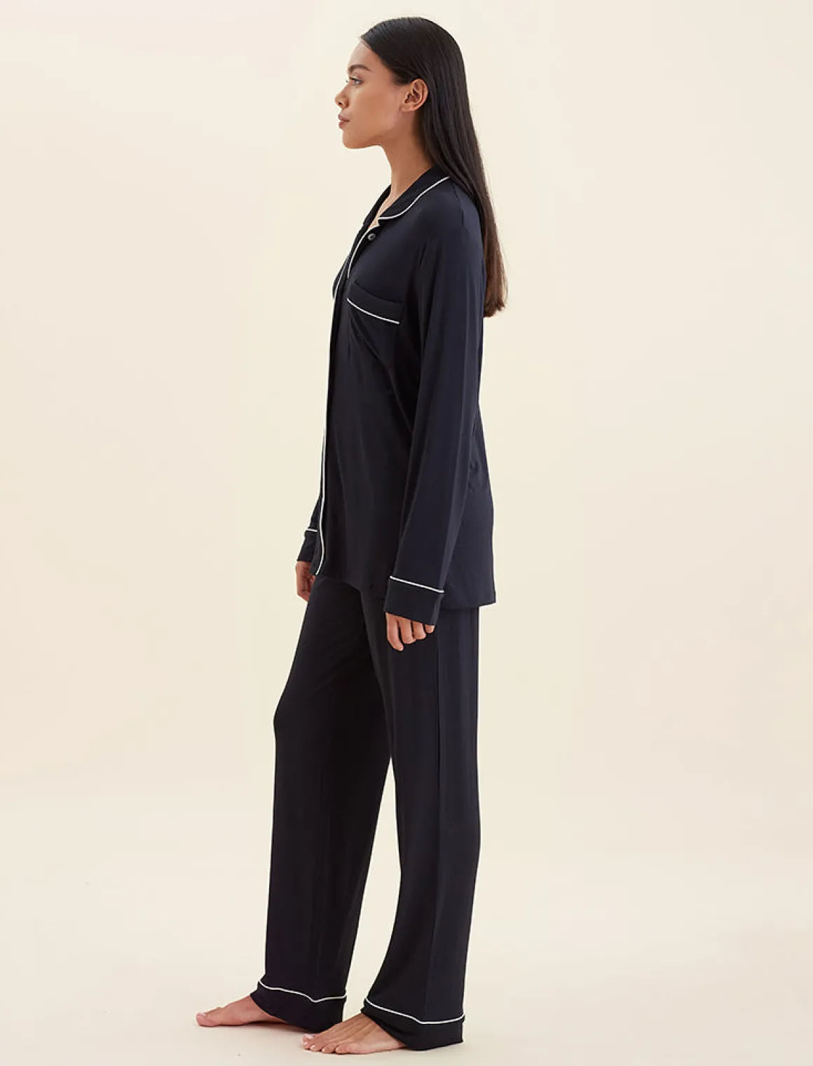 Kate Modal Soft Full Length PJ Set