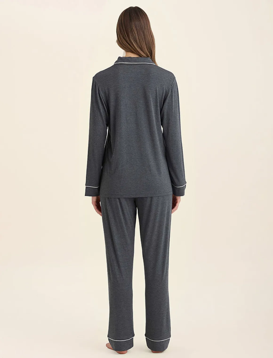 Kate Modal Soft Full Length PJ Set