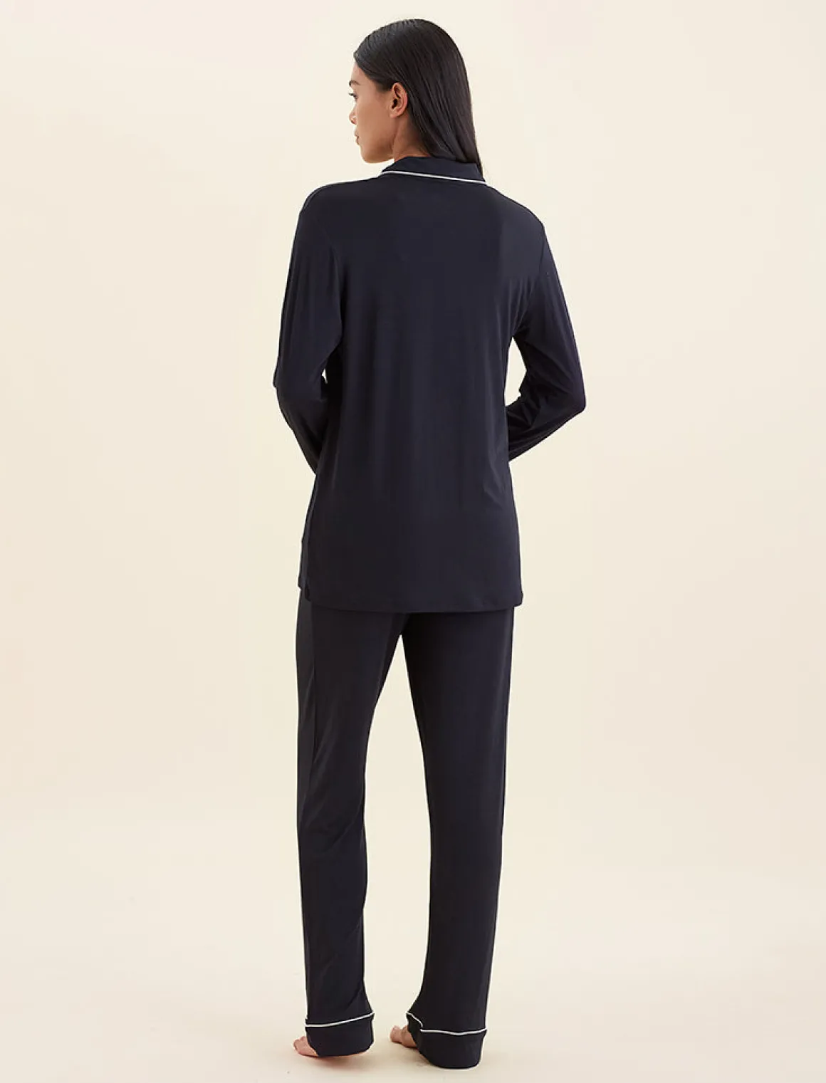 Kate Modal Soft Full Length PJ Set