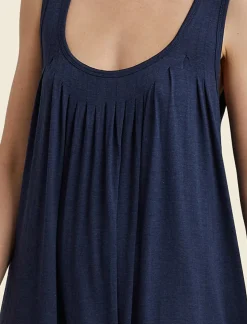 Kate Modal Soft Pleat Front Maxi Nightie