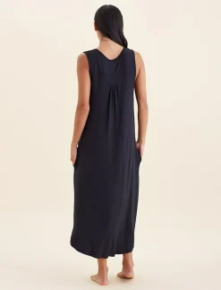 Kate Modal Soft Pleat Front Maxi Nightie