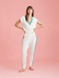 Luxe Waffle Tennis Jogger