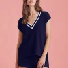 Luxe Waffle Tennis Tank