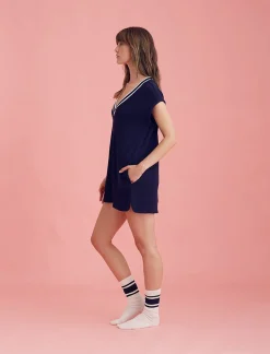 Luxe Waffle Tennis Tank Dress