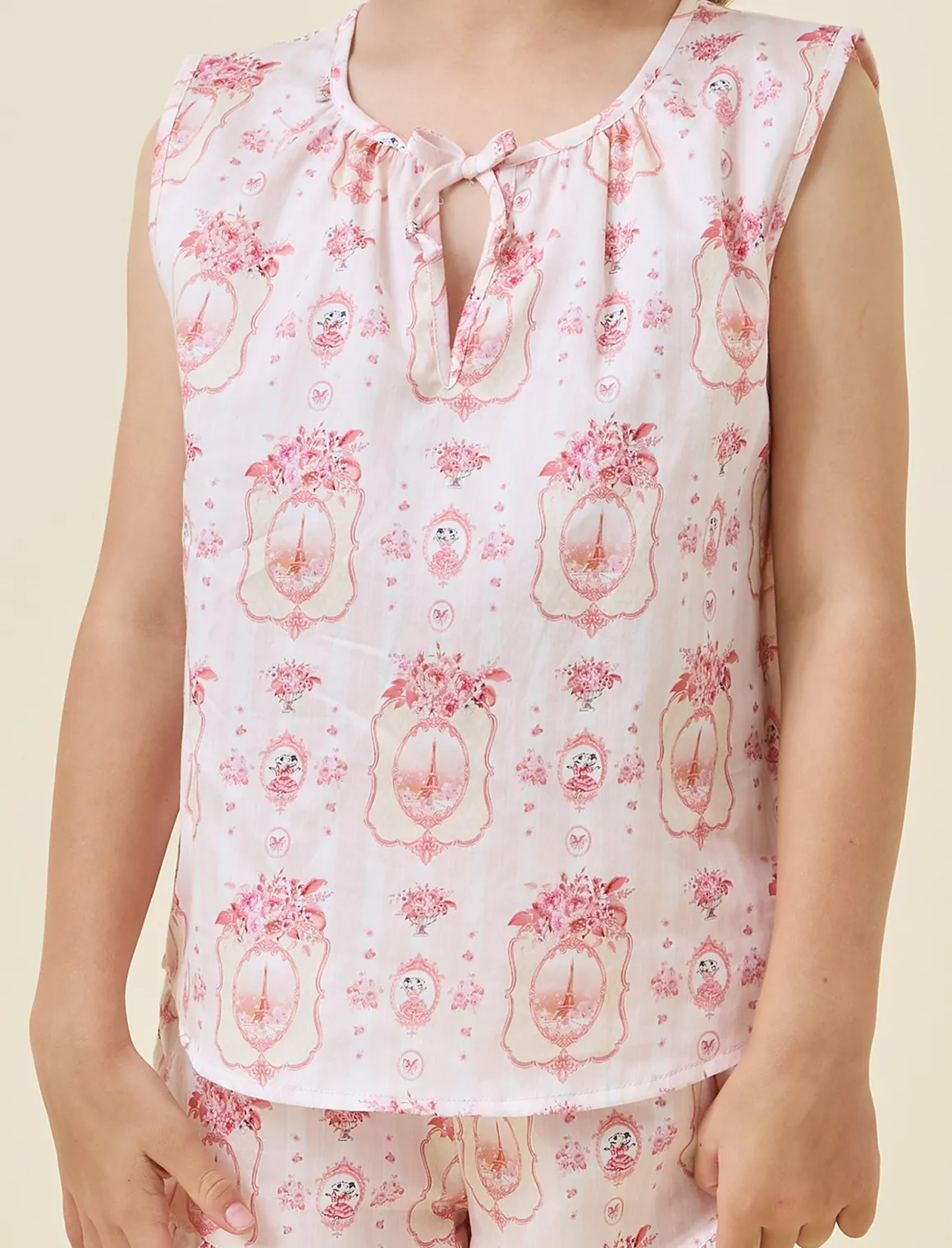 Magnificent Mess Girls Flutter Cami Boxer PJ Set