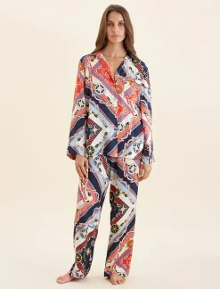 Marine Silk Full Length PJ Set