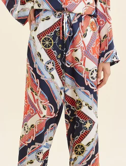 Marine Silk Full Length PJ Set