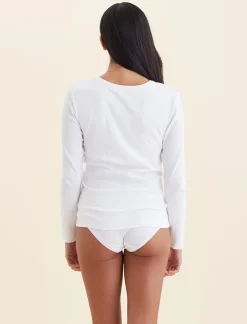 Milla Rib Shelf Bra Long Sleeve Tee