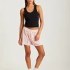 Milla Rib Shelf Bra Semi Crop Tank