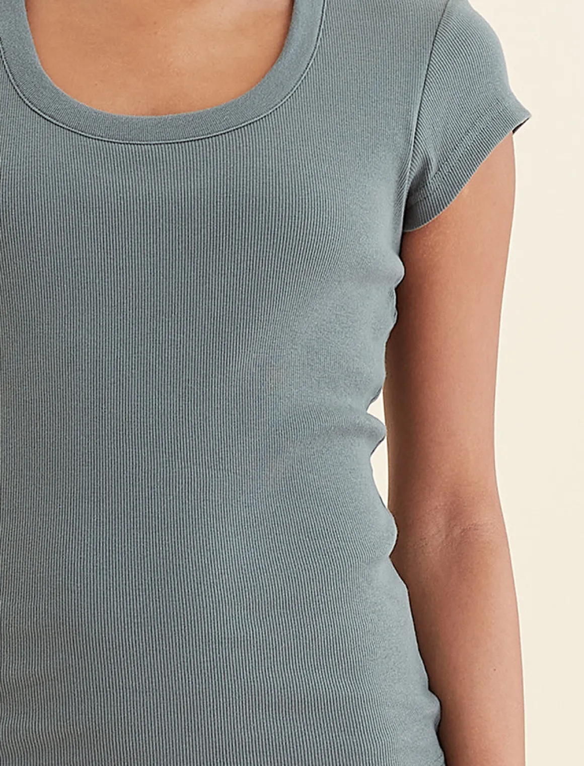 Milla Rib Shelf Bra Tee
