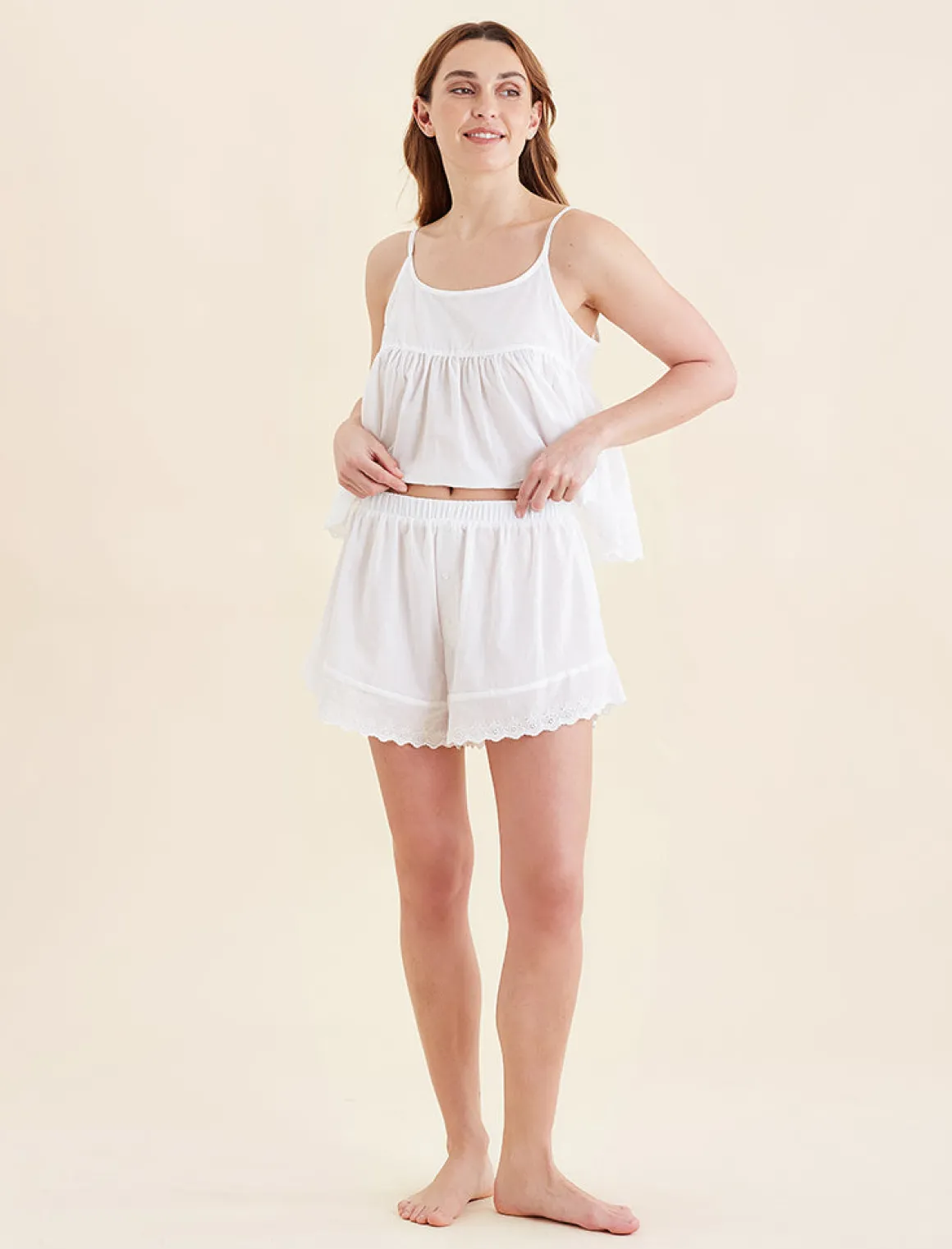 Millie Broderie Boxer Short