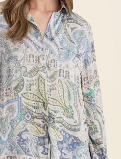 Nahla Printed Silk PJ