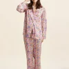 Painted Travels Silk Full Length PJ & Eyemask