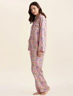 Painted Travels Silk Full Length PJ & Eyemask