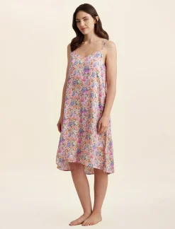 Painted Travels Silk Slip