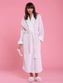 Plush Sherpa Robe & Sleep Mask