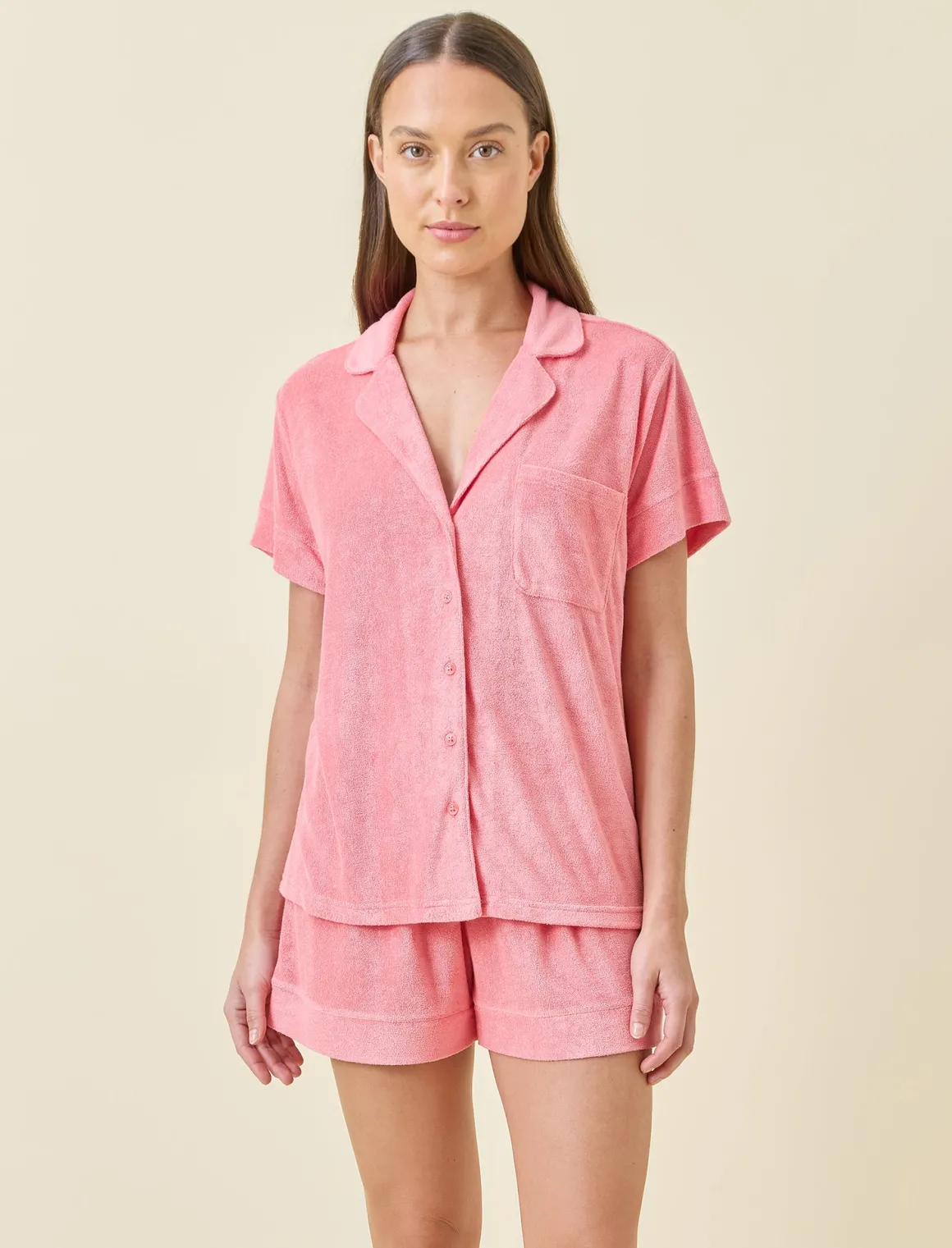 Resort Terry Boxer PJ Set