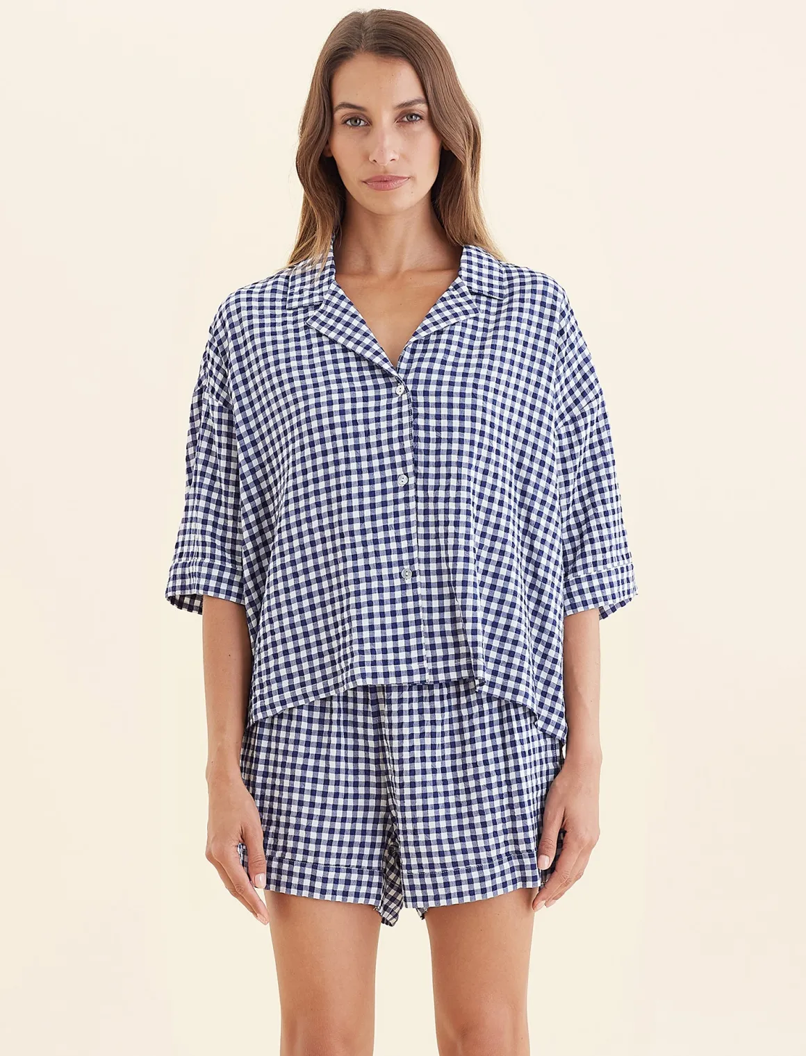 Seersucker Short Sleeve Shirt