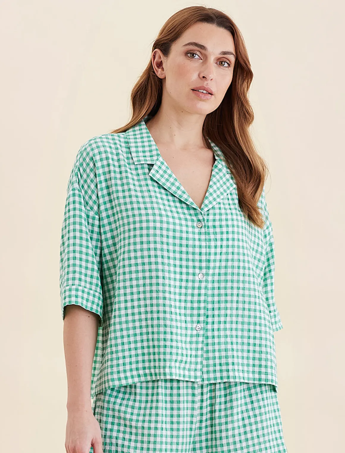 Seersucker Short Sleeve Shirt