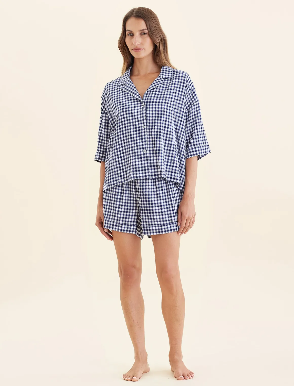 Seersucker Short Sleeve Shirt