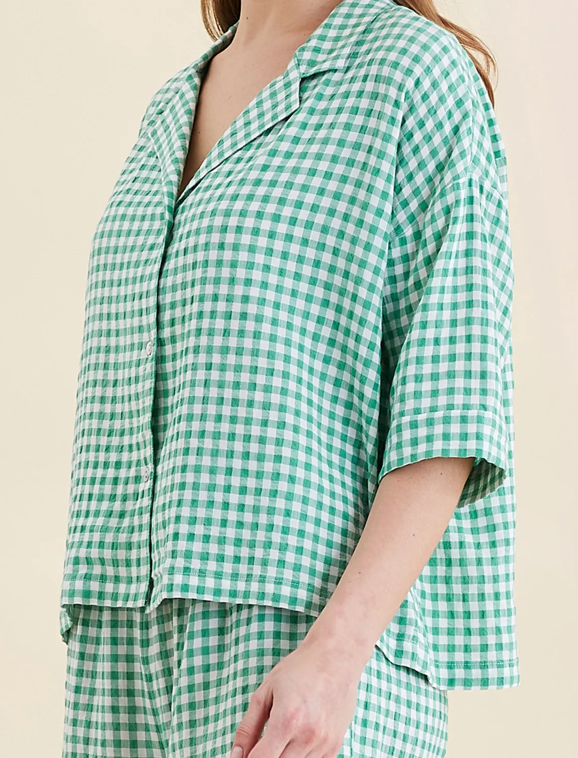 Seersucker Short Sleeve Shirt