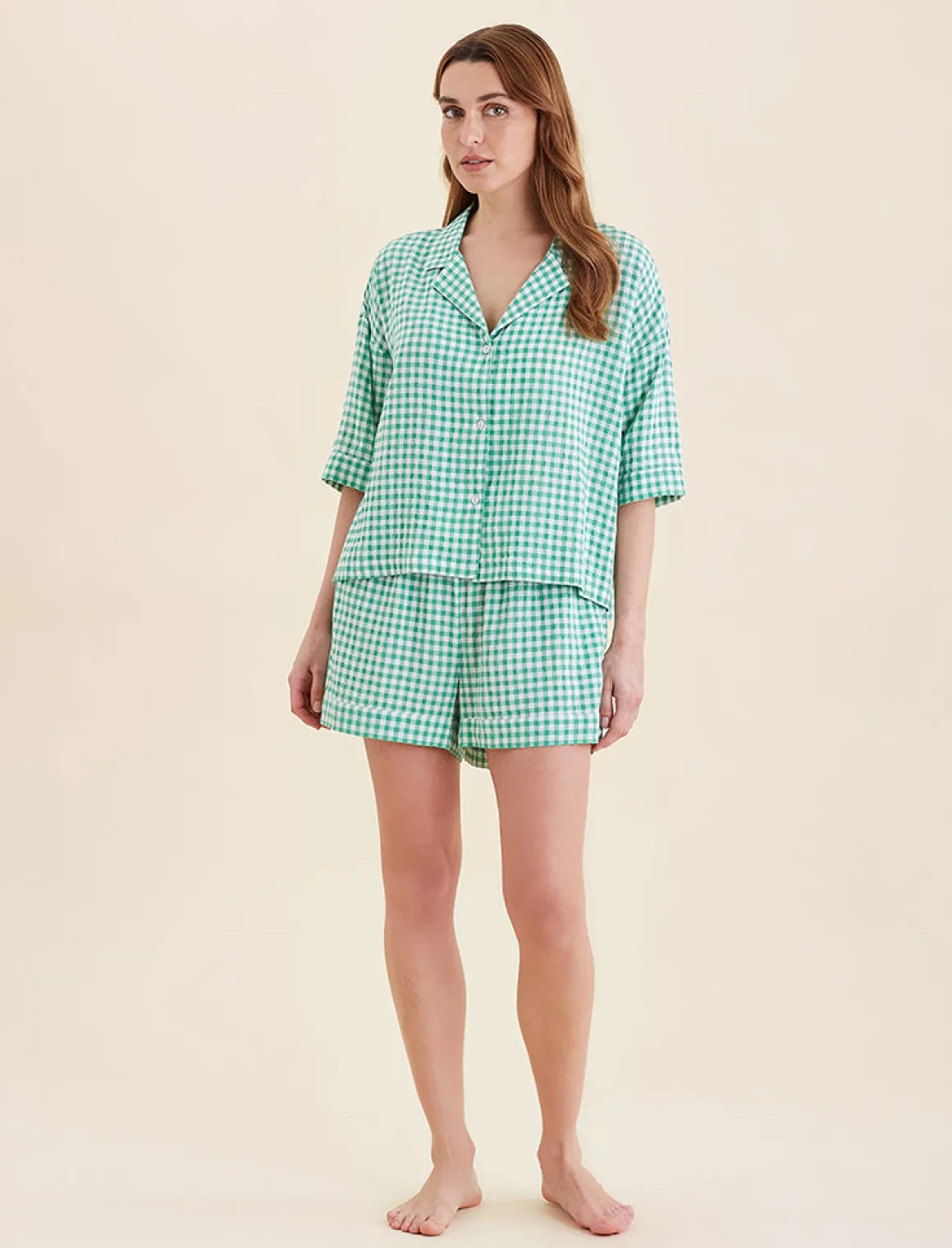 Seersucker Short Sleeve Shirt