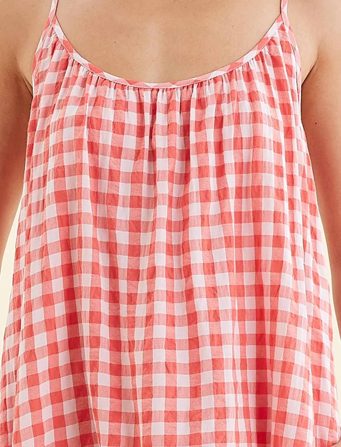 Seersucker Strappy Nightie
