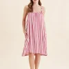 Stripe Strappy Nightie