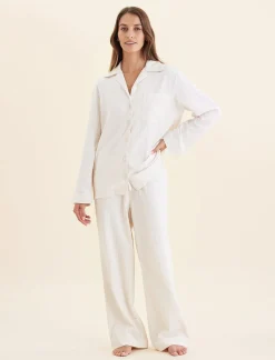 Super Soft Brushed Herringbone PJ
