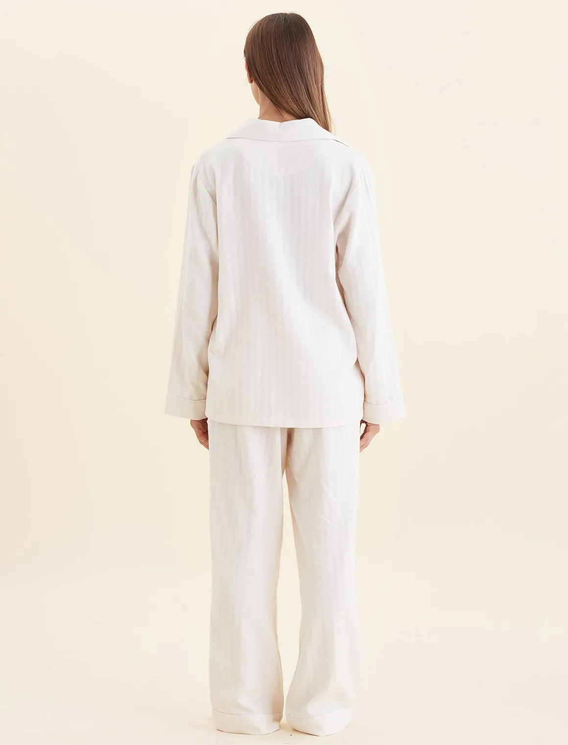 Super Soft Brushed Herringbone PJ