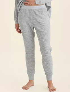Super Soft Waffle Exposed Elastic Jogger