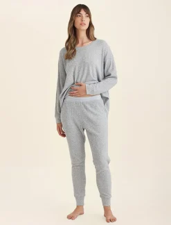 Super Soft Waffle Exposed Elastic Jogger