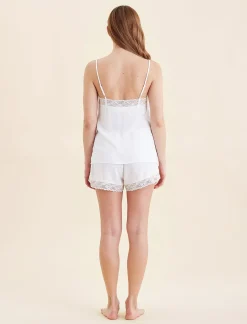 Talia Lace Cami Boxer PJ Set